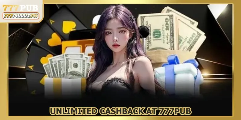 Cashback bonus policy at 777PUB lets you earn back more the longer you play